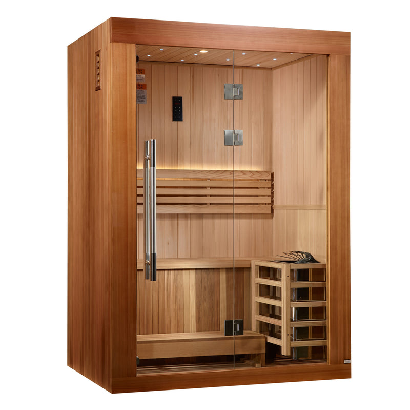 Golden Designs Sundsvall 2-Person Traditional Sauna