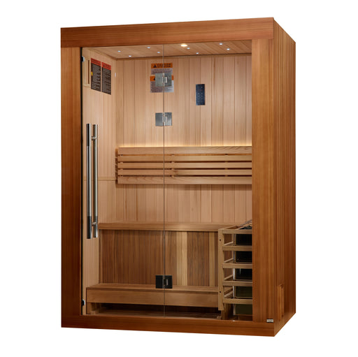 Golden Designs Sundsvall 2-Person Traditional Sauna - View 2