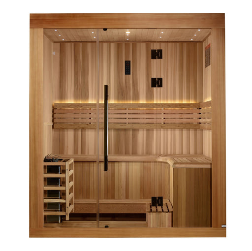 Golden Designs Copenhagen 3-Person Traditional Sauna - View 2