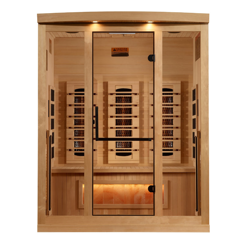 Golden Designs Reserve 3-Person Full Spectrum Sauna - View 2