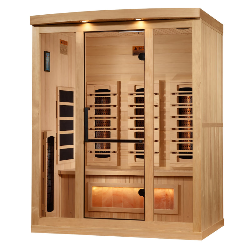 Golden Designs Reserve 3-Person Full Spectrum Sauna - View 3