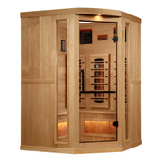 Golden Designs Reserve Corner 3-Person Full Spectrum Sauna