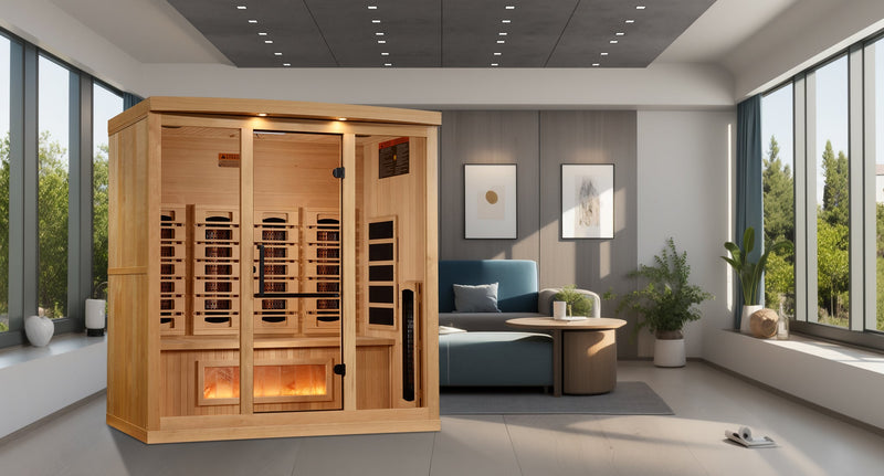 Golden Designs Reserve 4-Person Full Spectrum Sauna - View 5