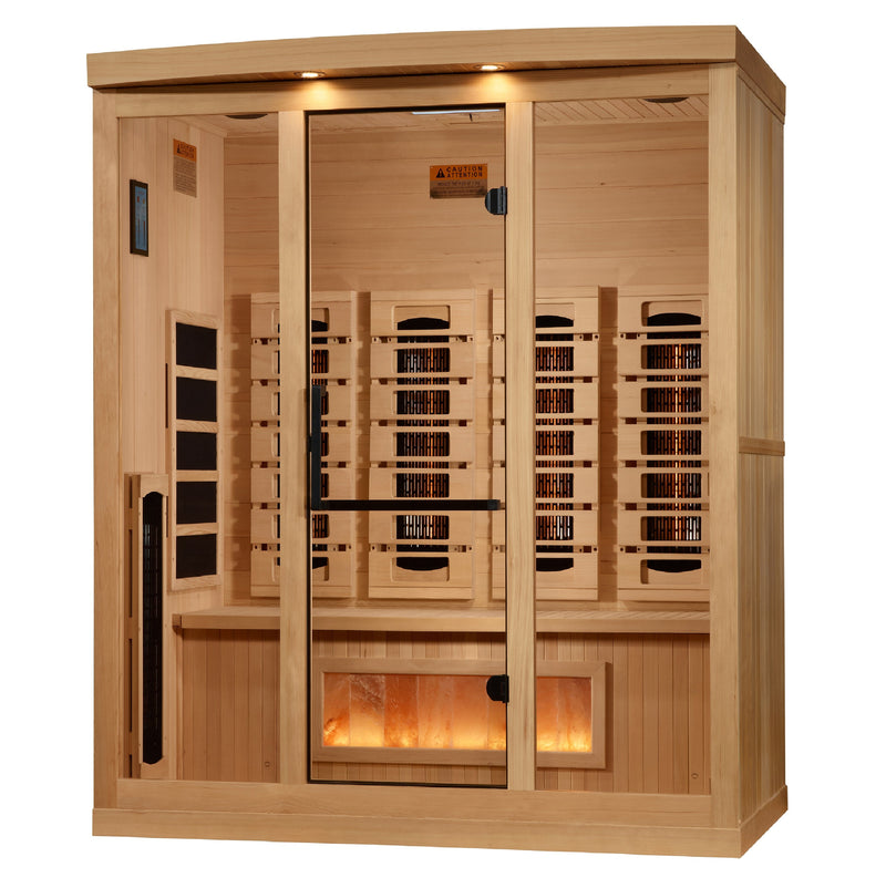 Golden Designs Reserve 4-Person Full Spectrum Sauna - View 3