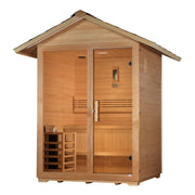 Golden Designs Arlberg 3-Person Outdoor Traditional Sauna - View 3