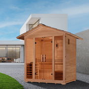 Golden Designs Vorarlberg 5-Person Outdoor Traditional Sauna - View 5