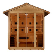 Golden Designs Gargellen 5-Person Near Zero EMF Hybrid Outdoor Sauna - View 2