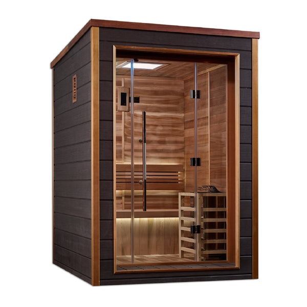 Golden Designs Narvik — 2-Person Outdoor Traditional Sauna