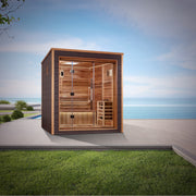 Golden Designs Drammen 3-Person Outdoor Traditional Sauna - View 4