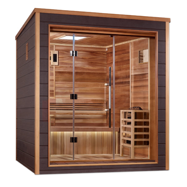 Golden Designs Drammen — 3-Person Outdoor Traditional Sauna