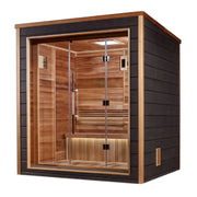 Golden Designs Drammen 3-Person Outdoor Traditional Sauna - View 3