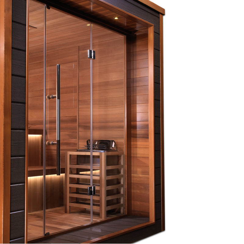 Golden Designs Bergen 6-Person Outdoor Traditional Sauna - View 4