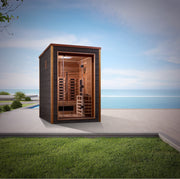 Golden Designs Nora 2-Person Near Zero EMF Full Spectrum Hybrid Sauna - View 5
