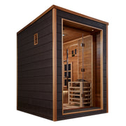 Golden Designs Nora 2-Person Near Zero EMF Full Spectrum Hybrid Sauna - View 4