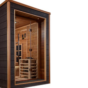 Golden Designs Karlstad 6-Person Near Zero EMF Full Spectrum Hybrid Sauna - View 4