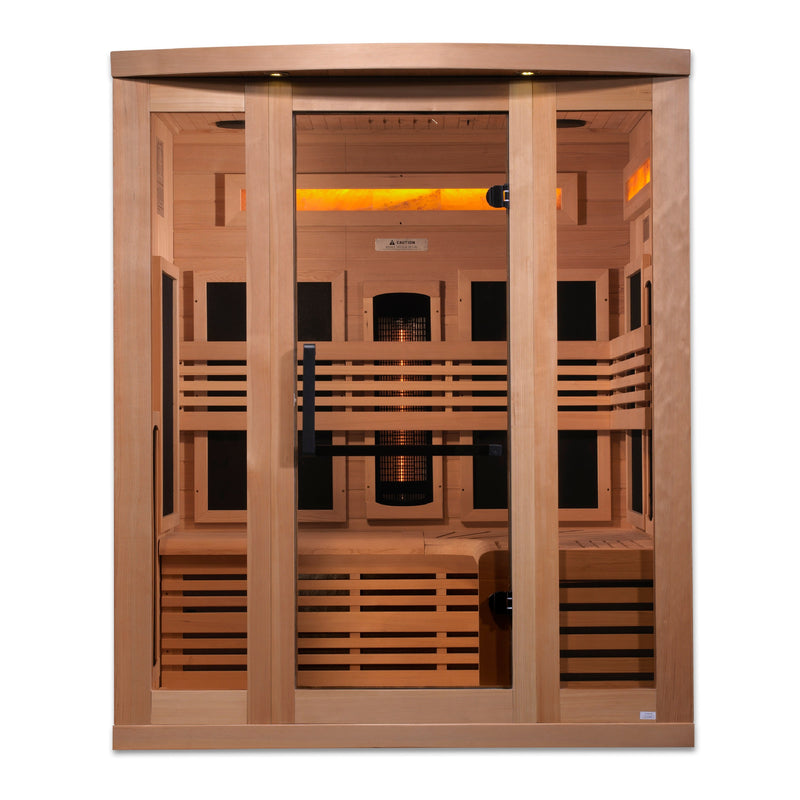 Golden Designs Reserve Elite 3-Person Full Spectrum Sauna - View 2