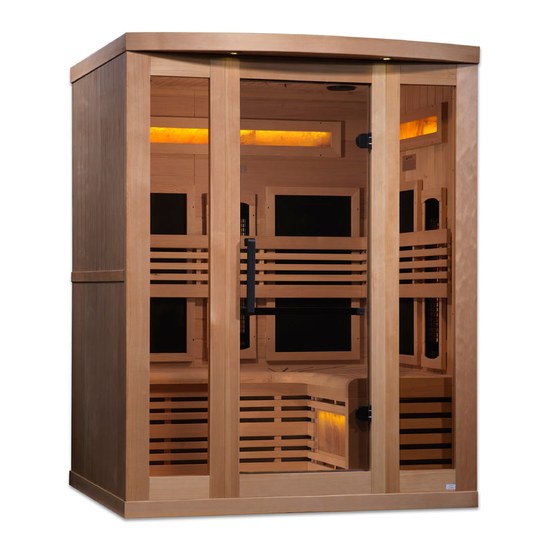 Golden Designs Reserve Elite 3-Person Full Spectrum Sauna