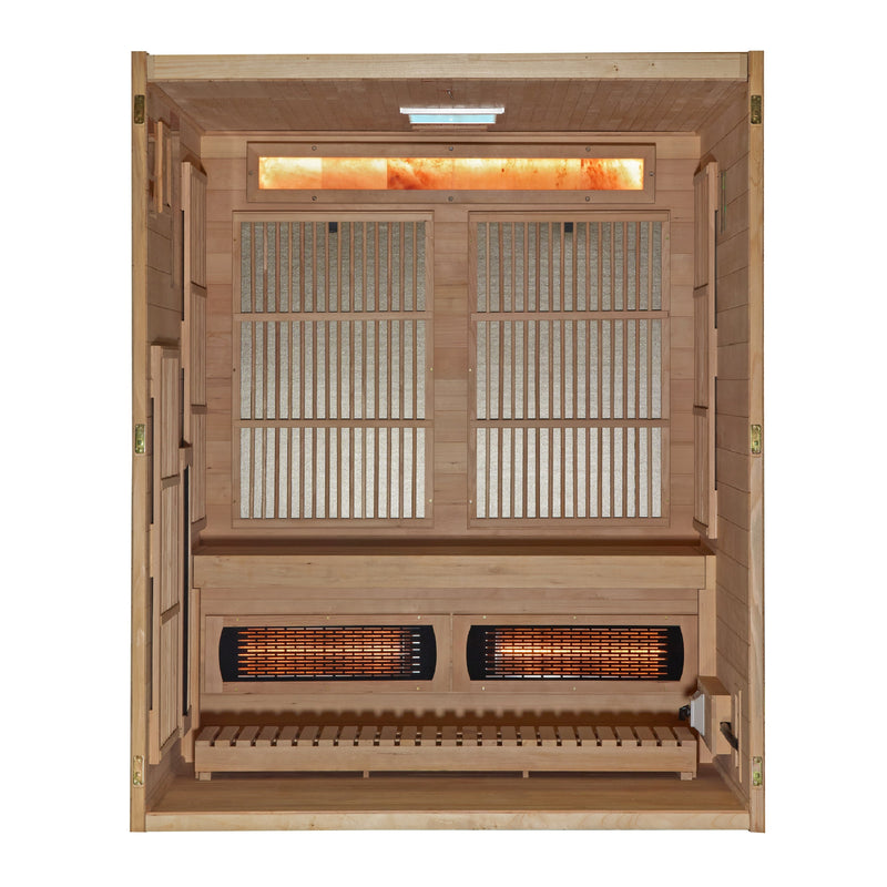 Golden Designs Soria 3-Person Hybrid Indoor Sauna - View 4