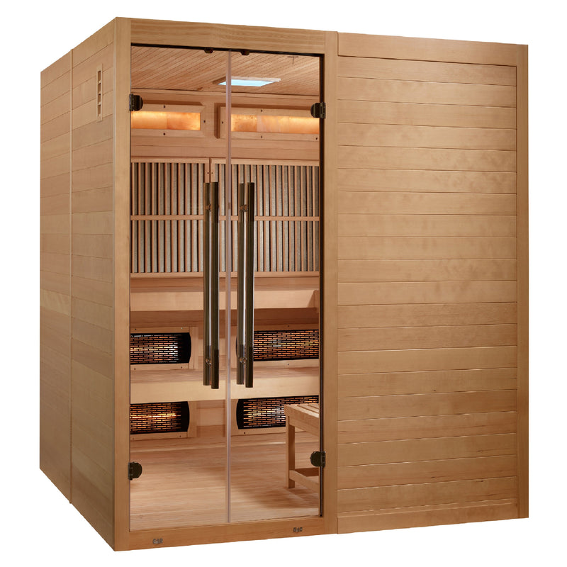 Golden Designs Toledo 6-Person Hybrid Indoor Sauna