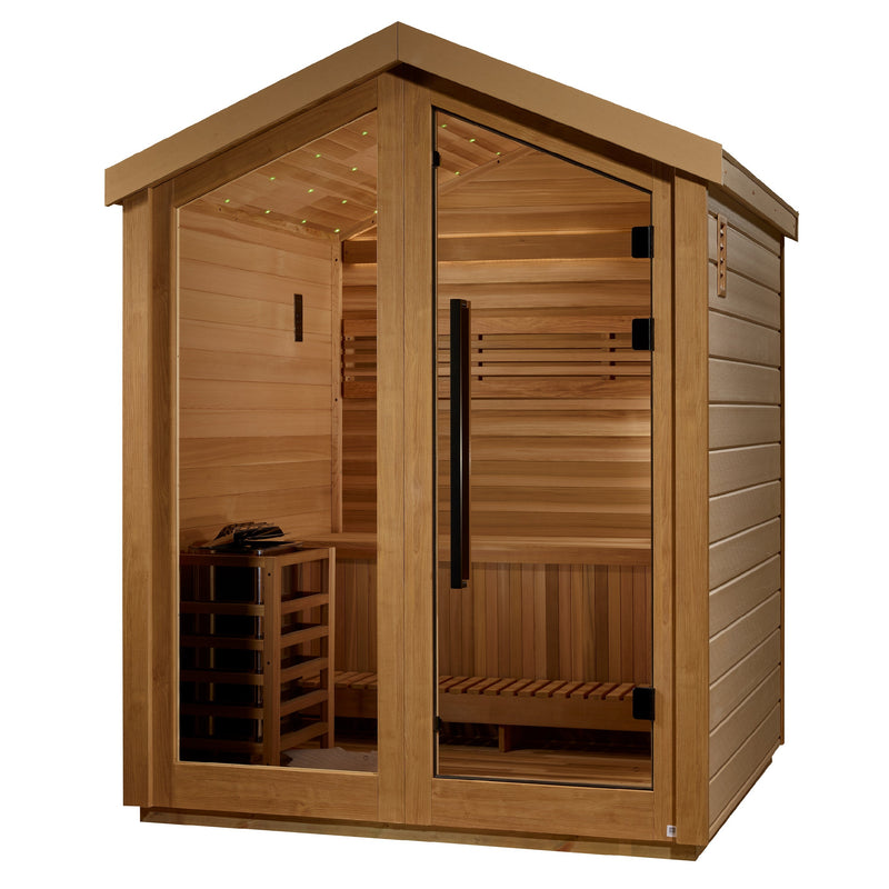 Golden Designs Savonlinna 3-Person Outdoor Barn Sauna - View 3
