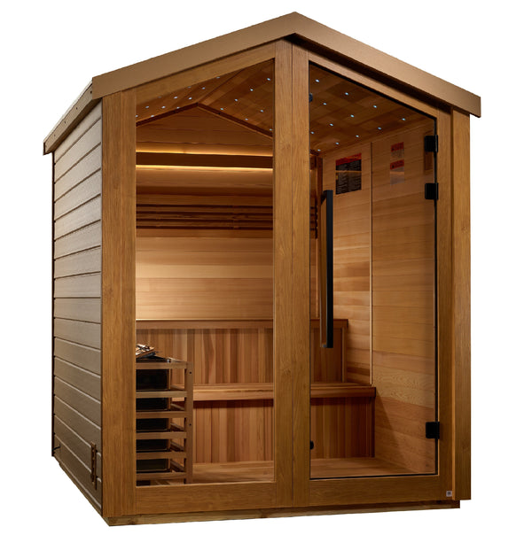Golden Designs Kaarina — 6-Person Outdoor Barn Sauna