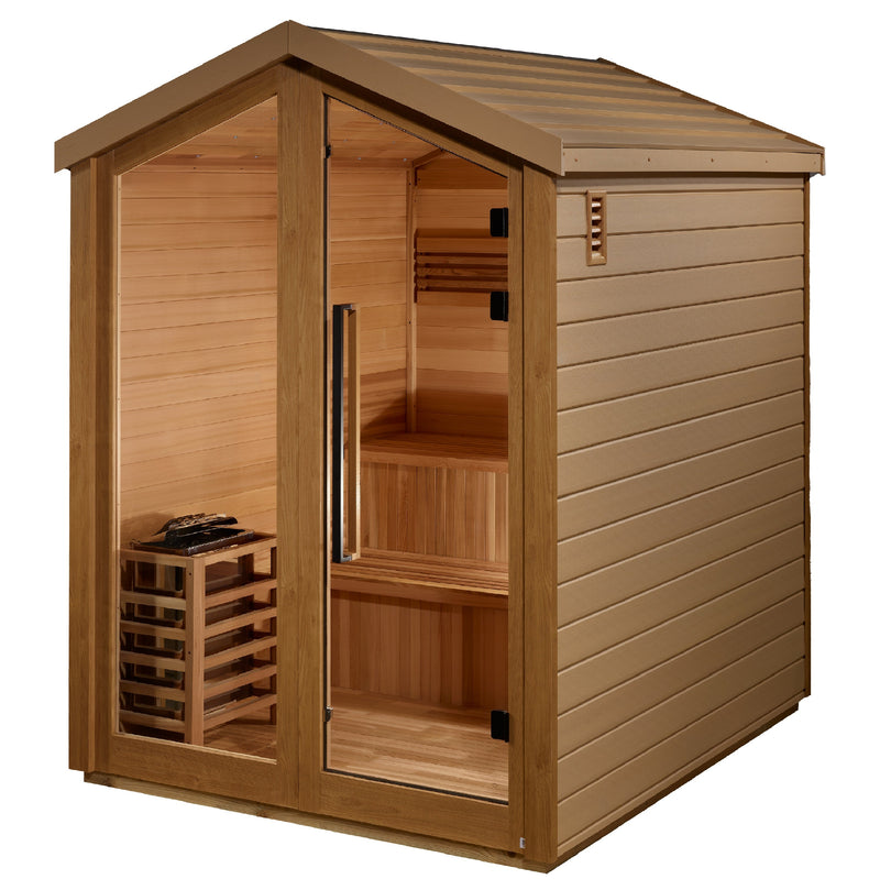Golden Designs Kaarina 6-Person Outdoor Barn Sauna - View 4