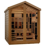 Golden Designs Loviisa 3-Person Barn Near Zero EMF Hybrid Sauna