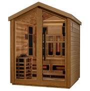 Golden Designs Loviisa 3-Person Barn Near Zero EMF Hybrid Sauna - View 3