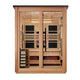 Golden Designs Loviisa Pacific Cedar — 3-Person Outdoor Barn Hybrid Sauna