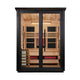 Golden Designs Loviisa Black — 3-Person Outdoor Barn Hybrid Sauna