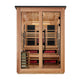 Golden Designs Kaskinen Pacific Cedar — 6-Person Outdoor Barn Hybrid Sauna