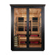 Golden Designs Kaskinen 2-Tone — 6-Person Outdoor Barn Hybrid Sauna