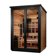 Golden Designs Kaskinen 2-Tone — 6-Person Outdoor Barn Hybrid Sauna - View 3