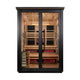 Golden Designs Kaskinen Black — 6-Person Outdoor Barn Hybrid Sauna