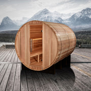 Golden Designs Klosters 6-Person Barrel Traditional Sauna - View 2