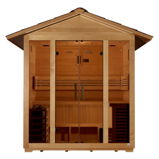 Golden Designs Vorarlberg 5-Person Outdoor Traditional Sauna - View 2