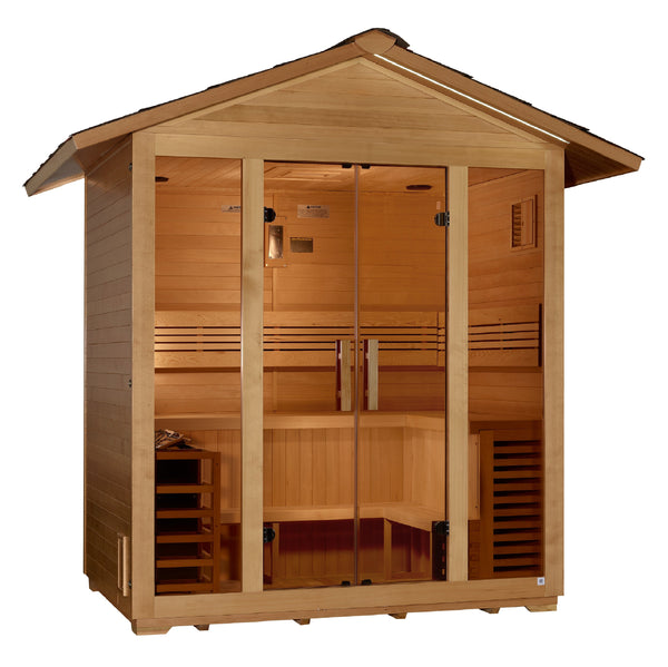 Golden Designs Vorarlberg — 5-Person Outdoor Traditional Sauna