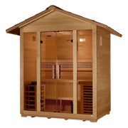 Golden Designs Vorarlberg 5-Person Outdoor Traditional Sauna - View 3
