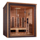Golden Designs Visby 3-Person Near Zero EMF Full Spectrum Hybrid Sauna