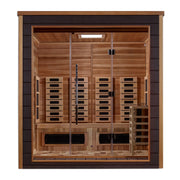 Golden Designs Visby 3-Person Near Zero EMF Full Spectrum Hybrid Sauna - View 2
