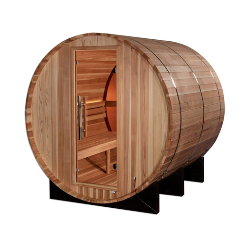 Golden Designs Zurich 4-Person Barrel Sauna