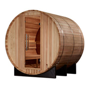 Golden Designs Zurich 4-Person Barrel Sauna - View 3