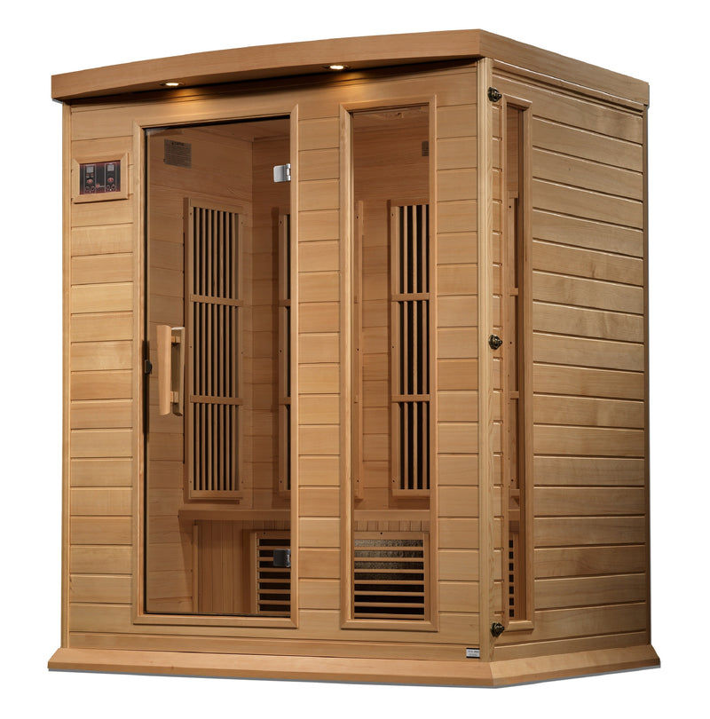 Maxxus Montilemar 3-Person Near Zero EMF Sauna (Hemlock) - View 3