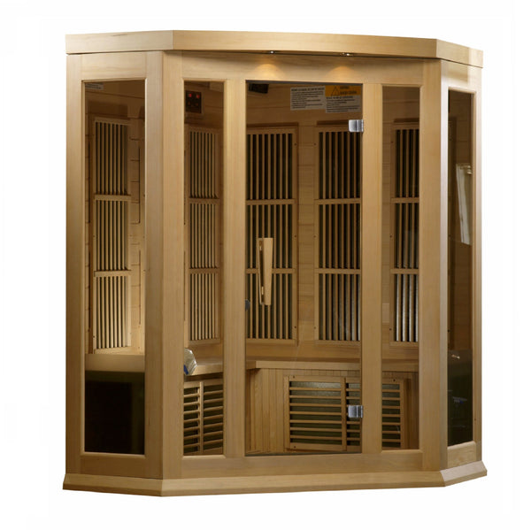 Maxxus Avignon — 3-Person Corner Infrared Sauna