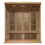 Maxxus Chaumont 4-Person Near Zero EMF Sauna (Hemlock) - View 4