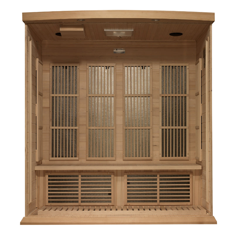 Maxxus Chaumont 4-Person Near Zero EMF Sauna (Hemlock) - View 4
