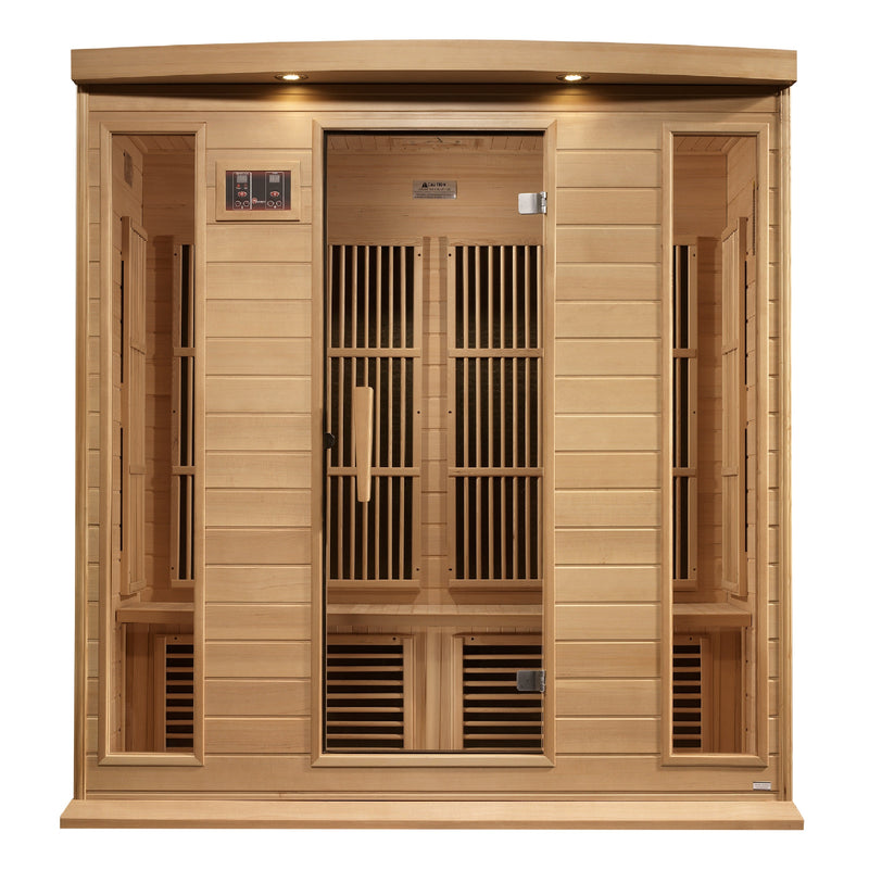 Maxxus Chaumont 4-Person Near Zero EMF Sauna (Hemlock) - View 2