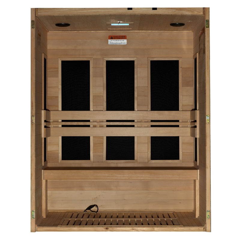 Dynamic Toscana Elite 3-Person Ultra Low EMF Sauna - View 6