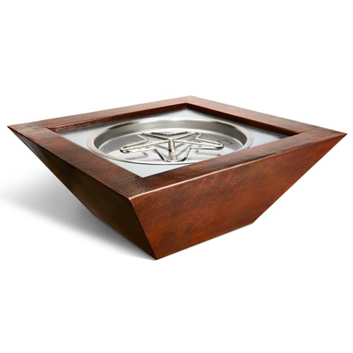 HPC Sedona 40 Hammered Copper Fire Bowl