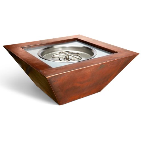 HPC Sierra 36 Smooth Copper Fire Bowl